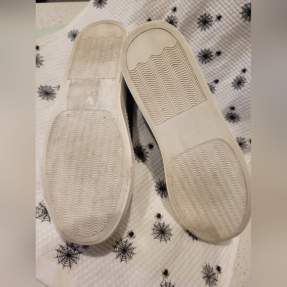 Caslon Nordstrom Women Black Suede Leather Toe Sneakers Tennis Shoes - Size 8.5 - Picture 5 of 9